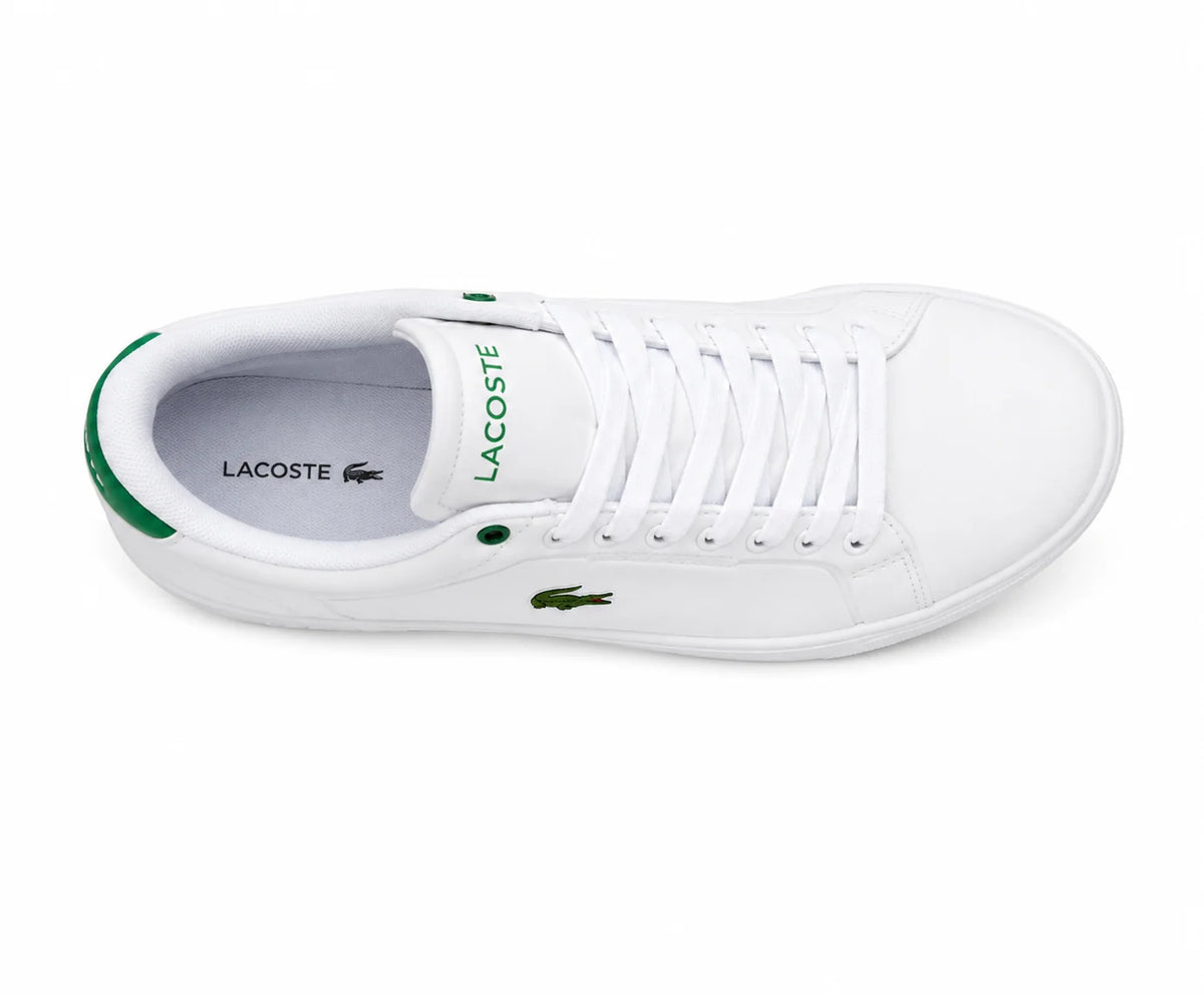 Lacoste Carnaby Evo Leather – Blanc / Vert