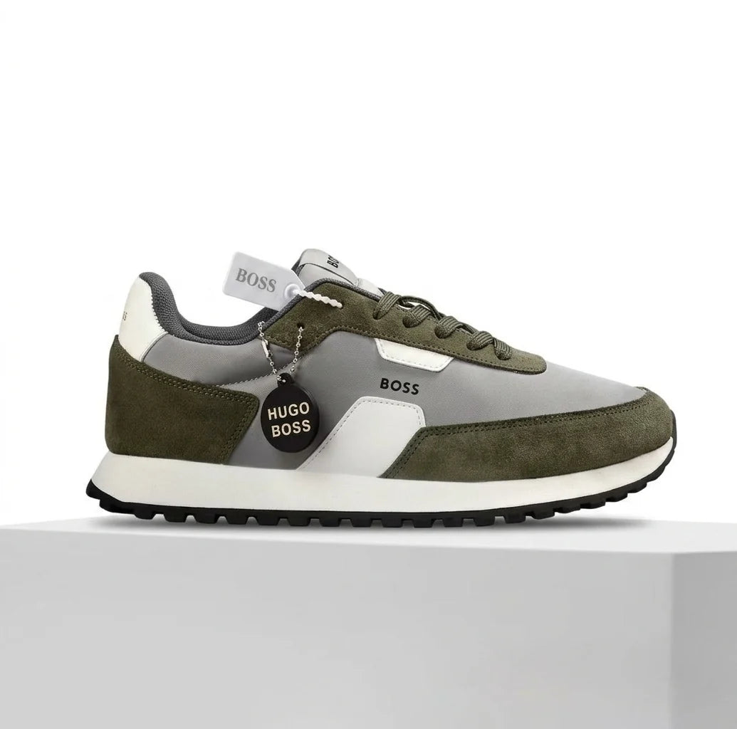 BASKET BOSS PARKOUR-L RUNN – VERT OLIVE ET GRIS