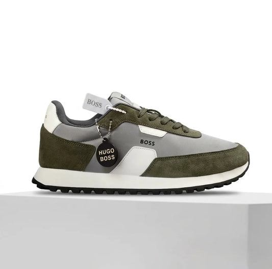 BASKET BOSS PARKOUR-L RUNN – VERT OLIVE ET GRIS