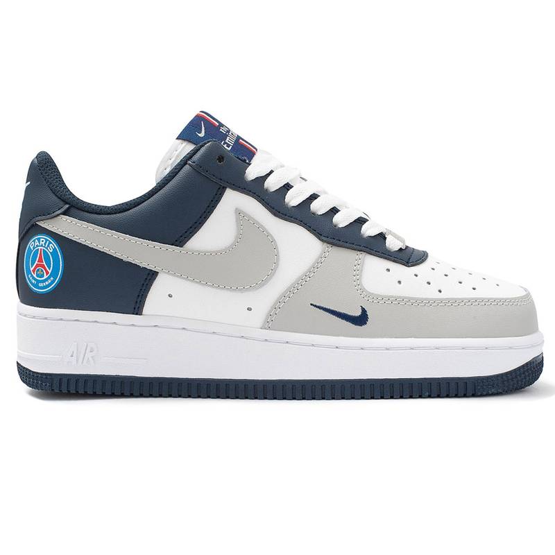 Nike Air Force 1 PSG BLANC - BLEU.