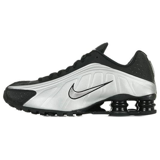 NIKE MEN'S SHOX R4 (BLACK/BLACK-METALLIC SILVER)