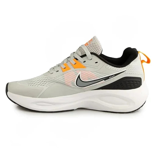Nike Air Zoom Winflo V2 en coloris gris et orange.